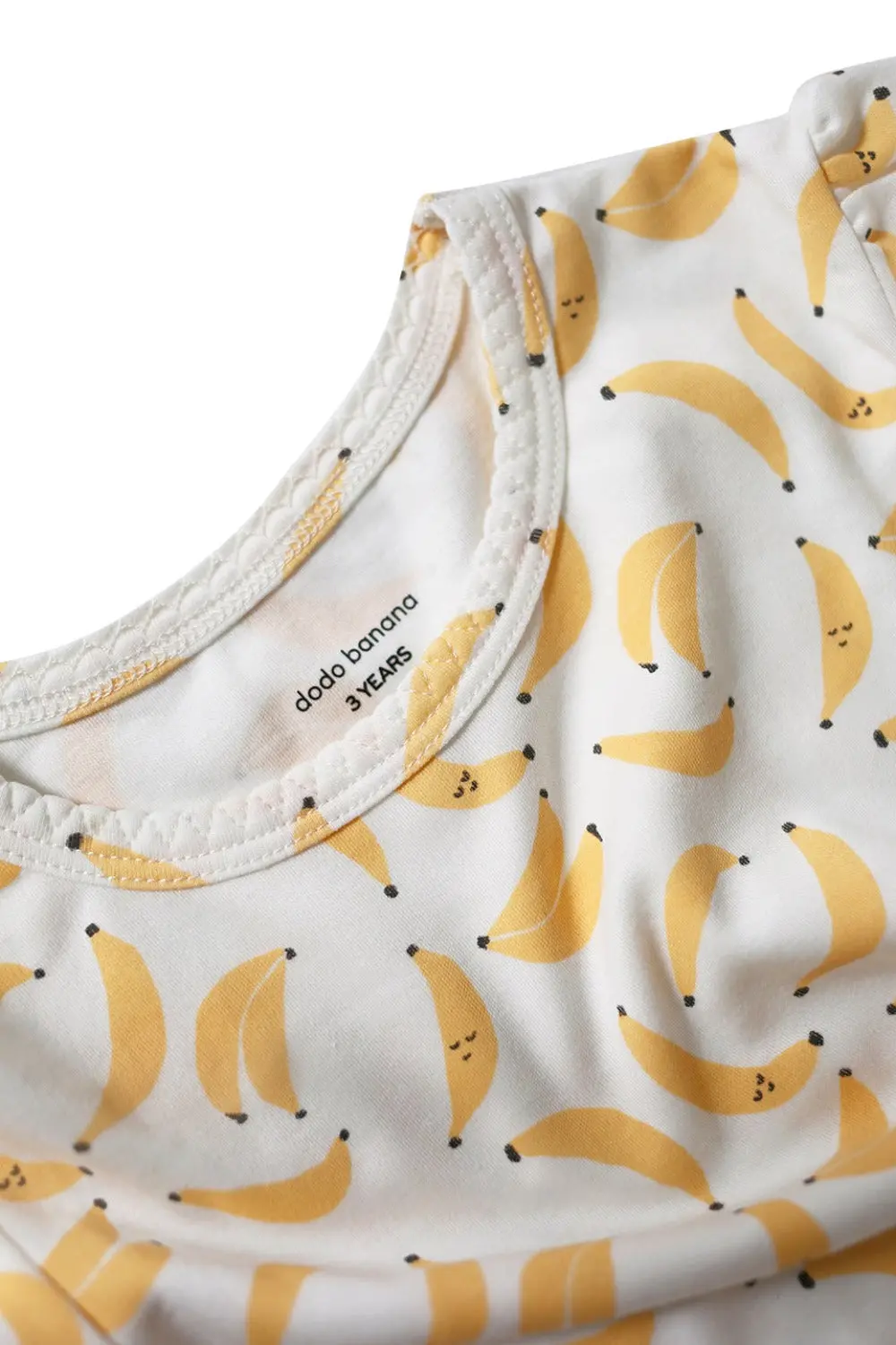 Dodo Banana Banana Print Organic Pima Cotton Dodo Dress 4
