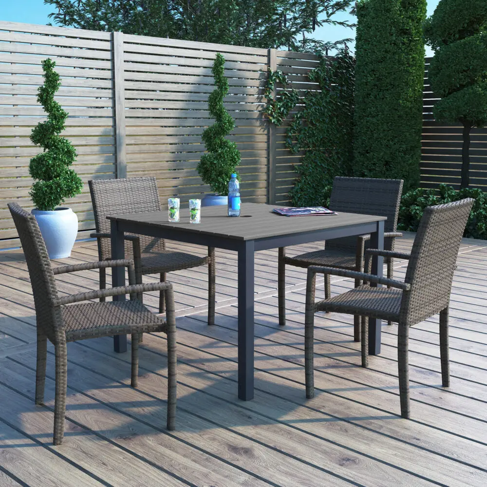 Barbados Wicker Patio Dining Sets 1