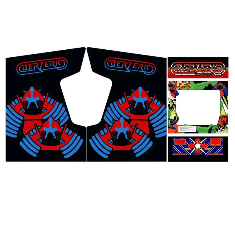 Berzerk Arcade Complete Graphics Kit 1