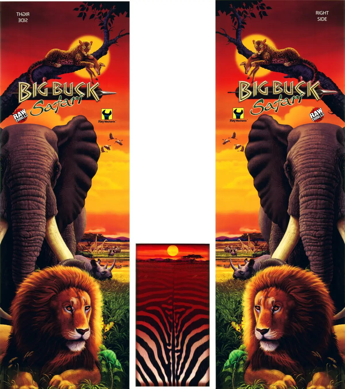 Big Buck Safari Side Art/Kick Decal 1