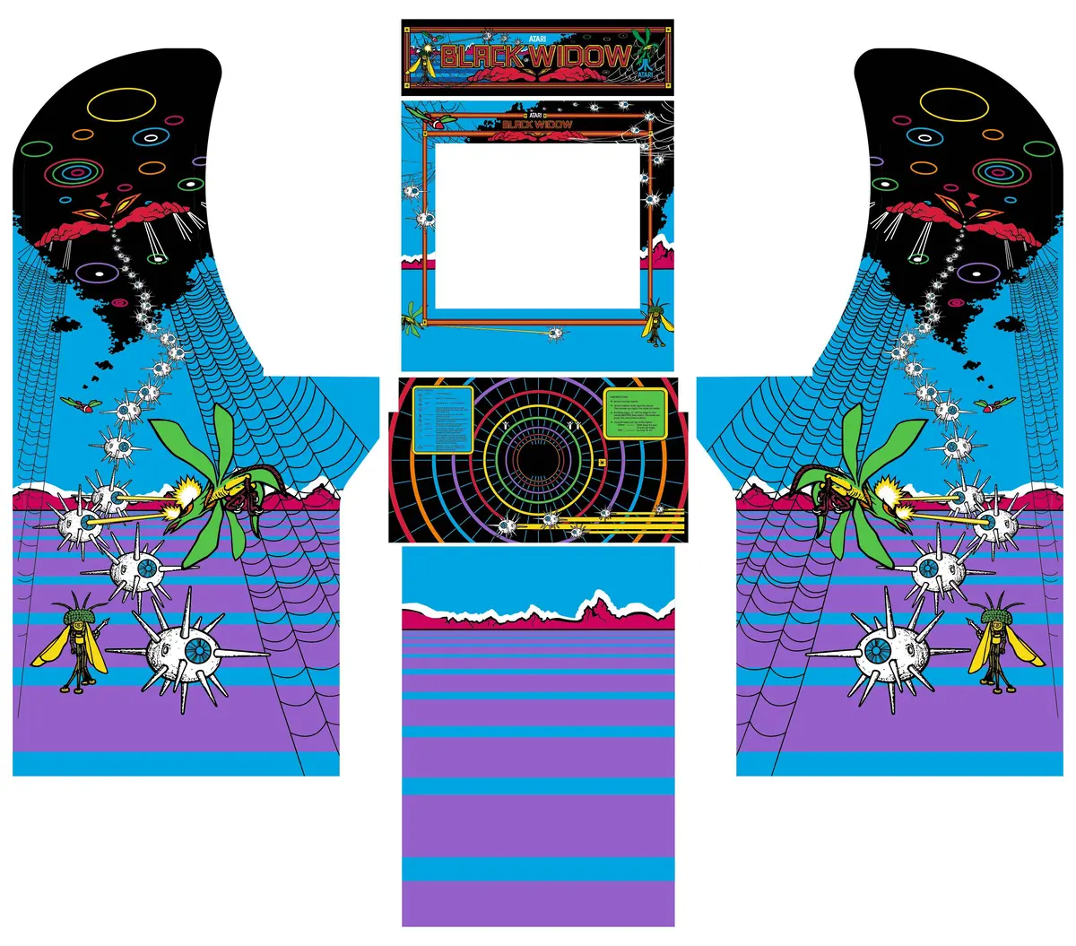 Arcade1up - Black Widow Art 1