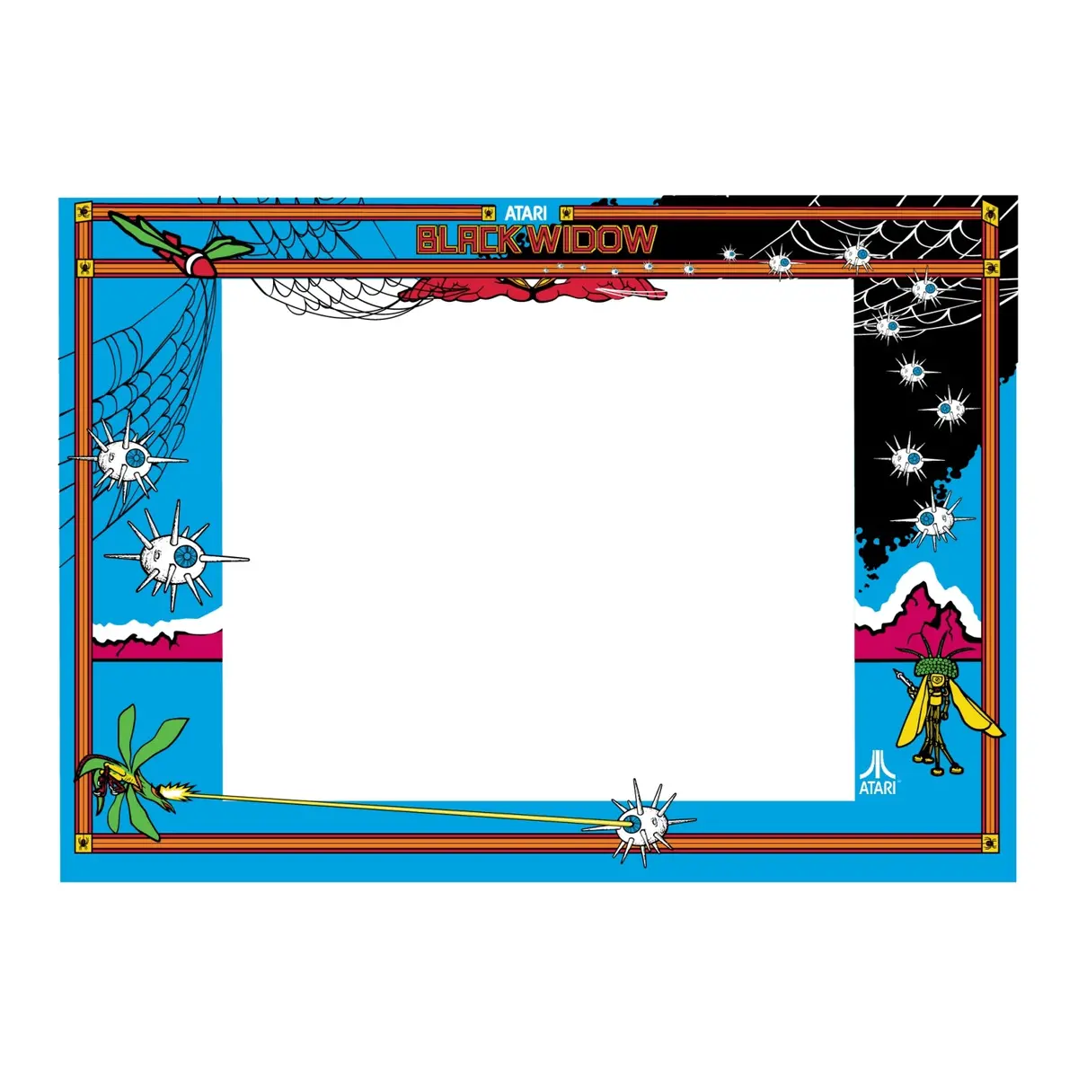 Black Widow Custom Arcade Bezel 1