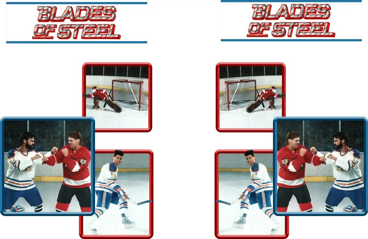 Blades Of Steel Side Art Decal Set 1