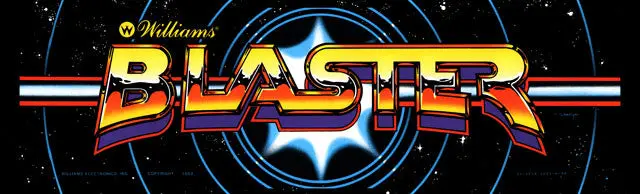 Blaster Arcade Marquee 2