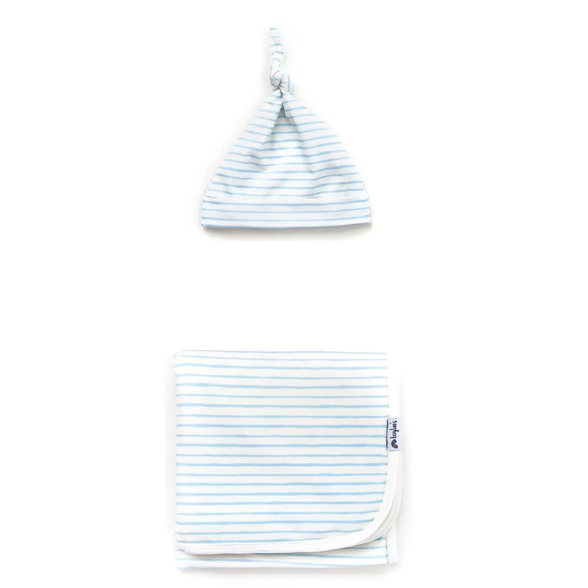 Izzylee's Sky Blue Stripe Organic Mini Bundle 1