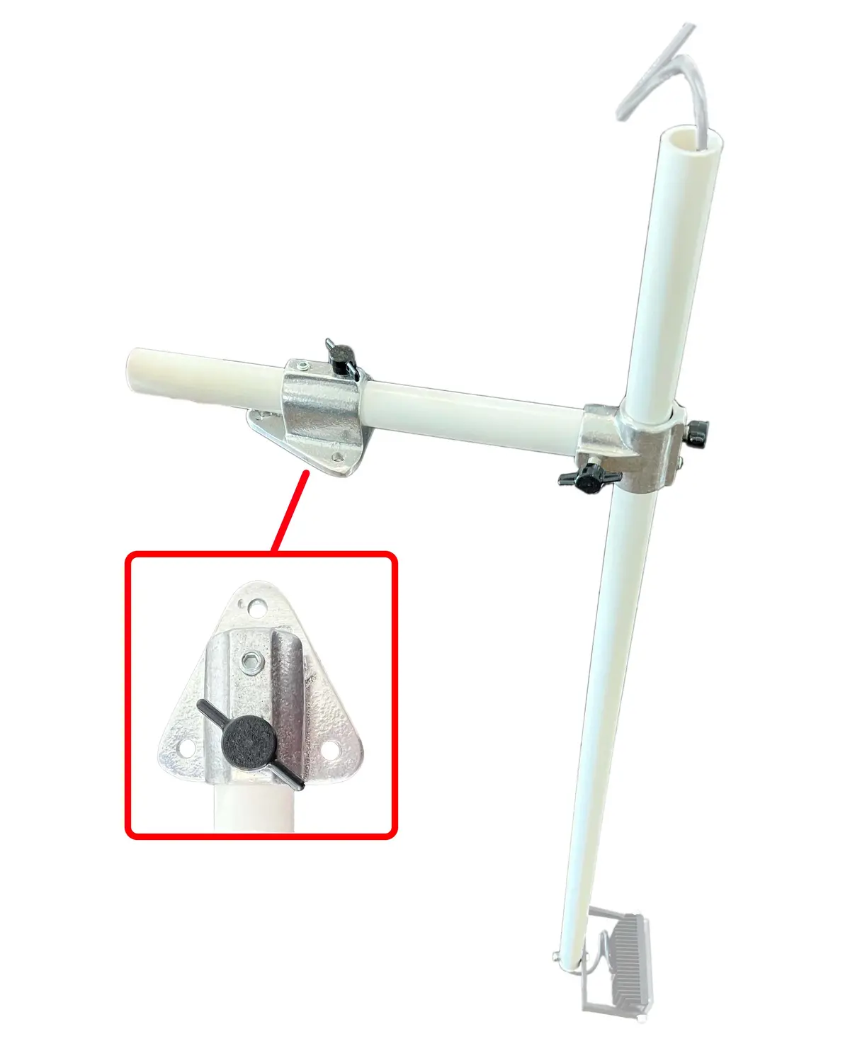 Bolt-On Adjustable Pole For Underwater Light 1