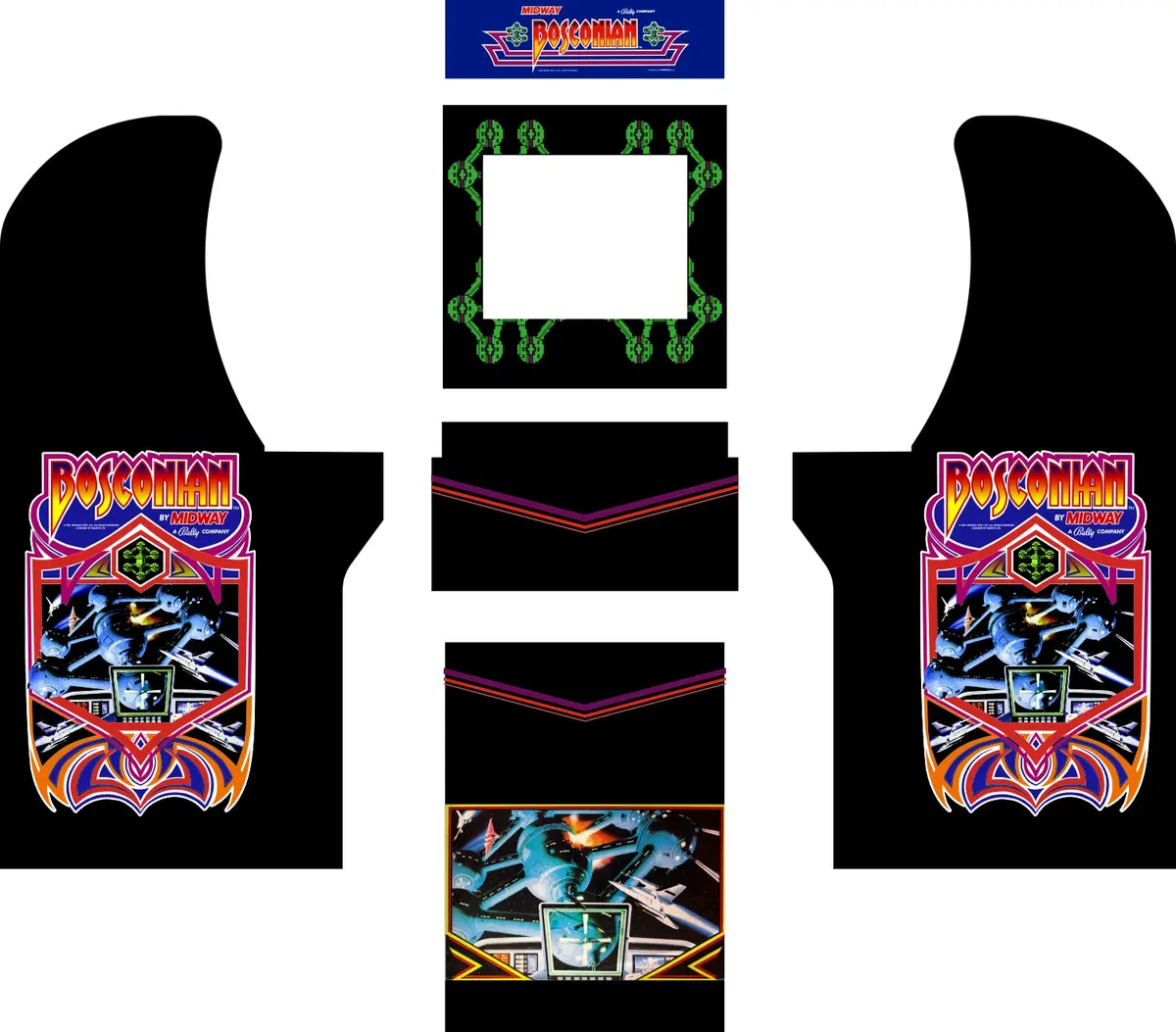 Arcade1up - Bosconian Art 1