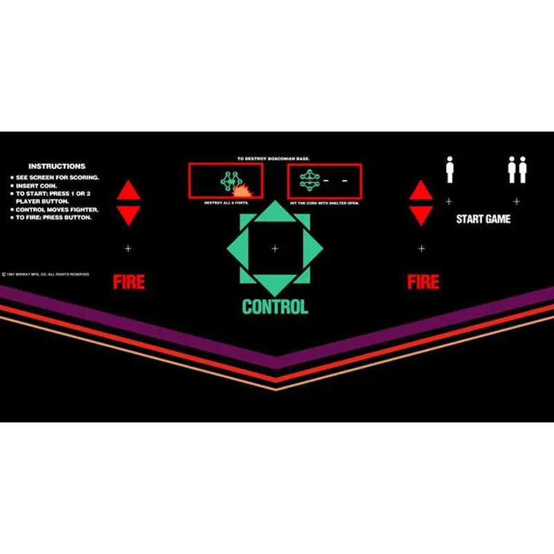 Bosconian Cpo - Control Panel Overlay 1