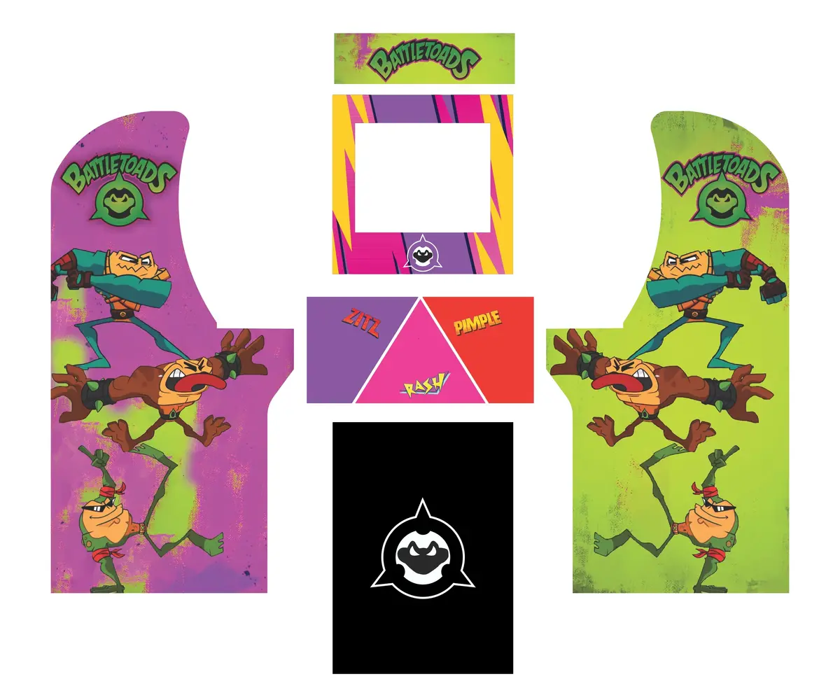 Arcade1up - New Battletoads Art 1
