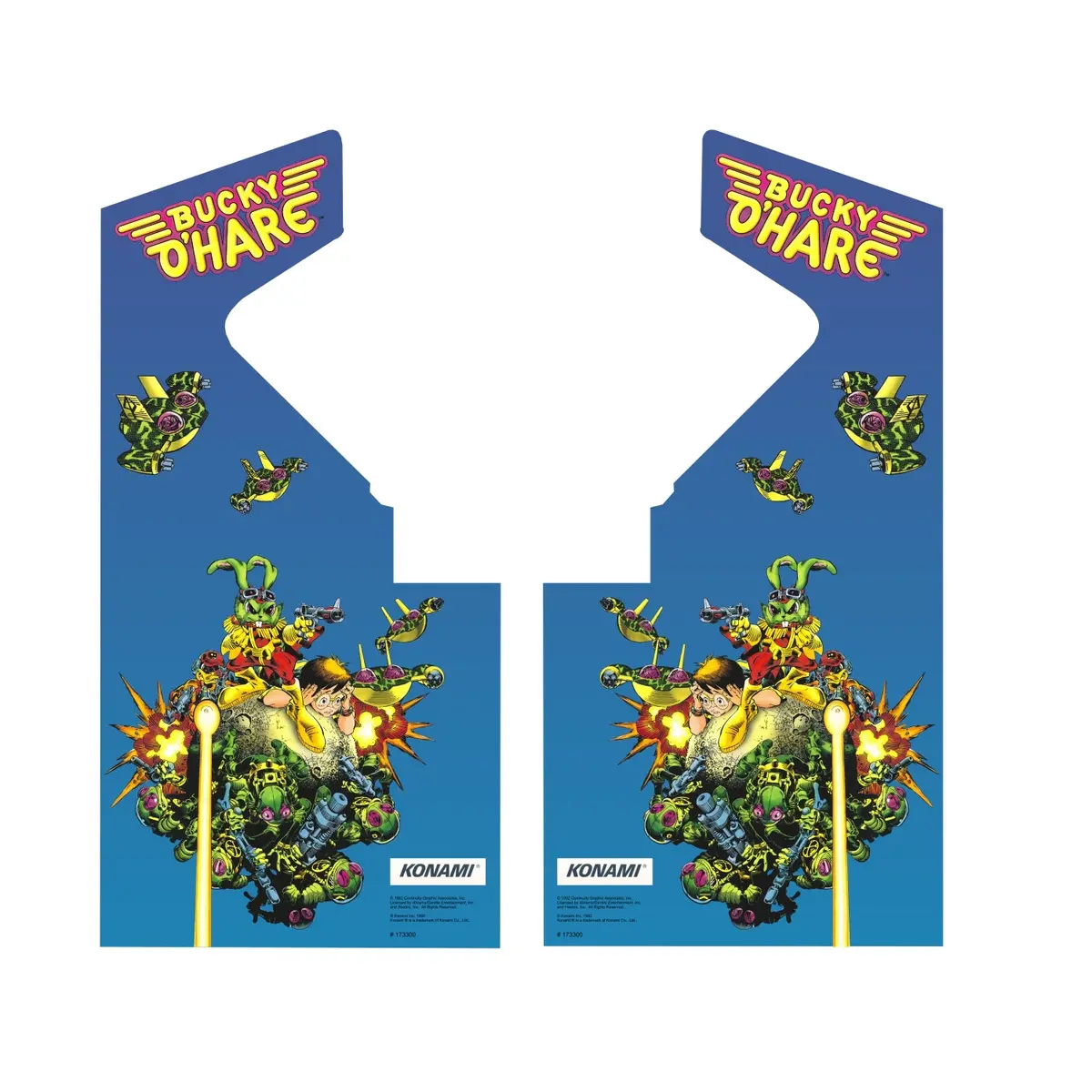 Bucky O' Hare Custom Full Side Art Set 1