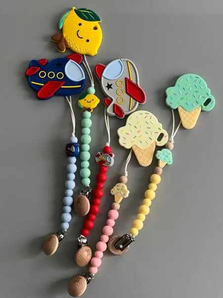Three Hearts Teether & Clip Bundle 1