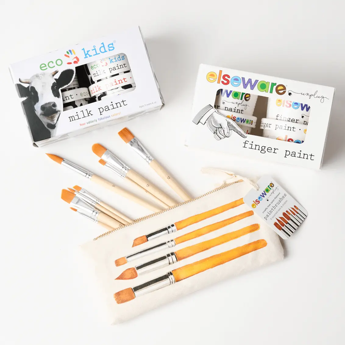 Elseware Unplug Creative Painting Bundle | All Natural Paints & Tools For Kids 1