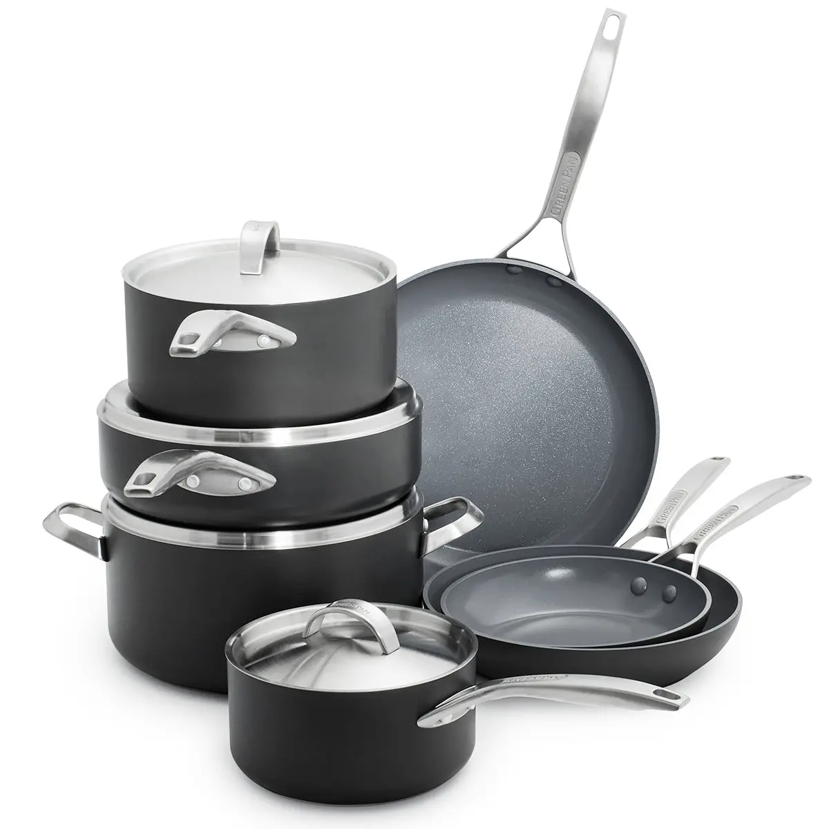Paris Pro Ceramic Nonstick 11-Piece Cookware Set 1