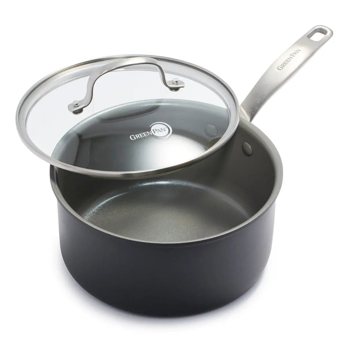 Chatham Ceramic Nonstick 3-Quart Saucepan With Lid 1