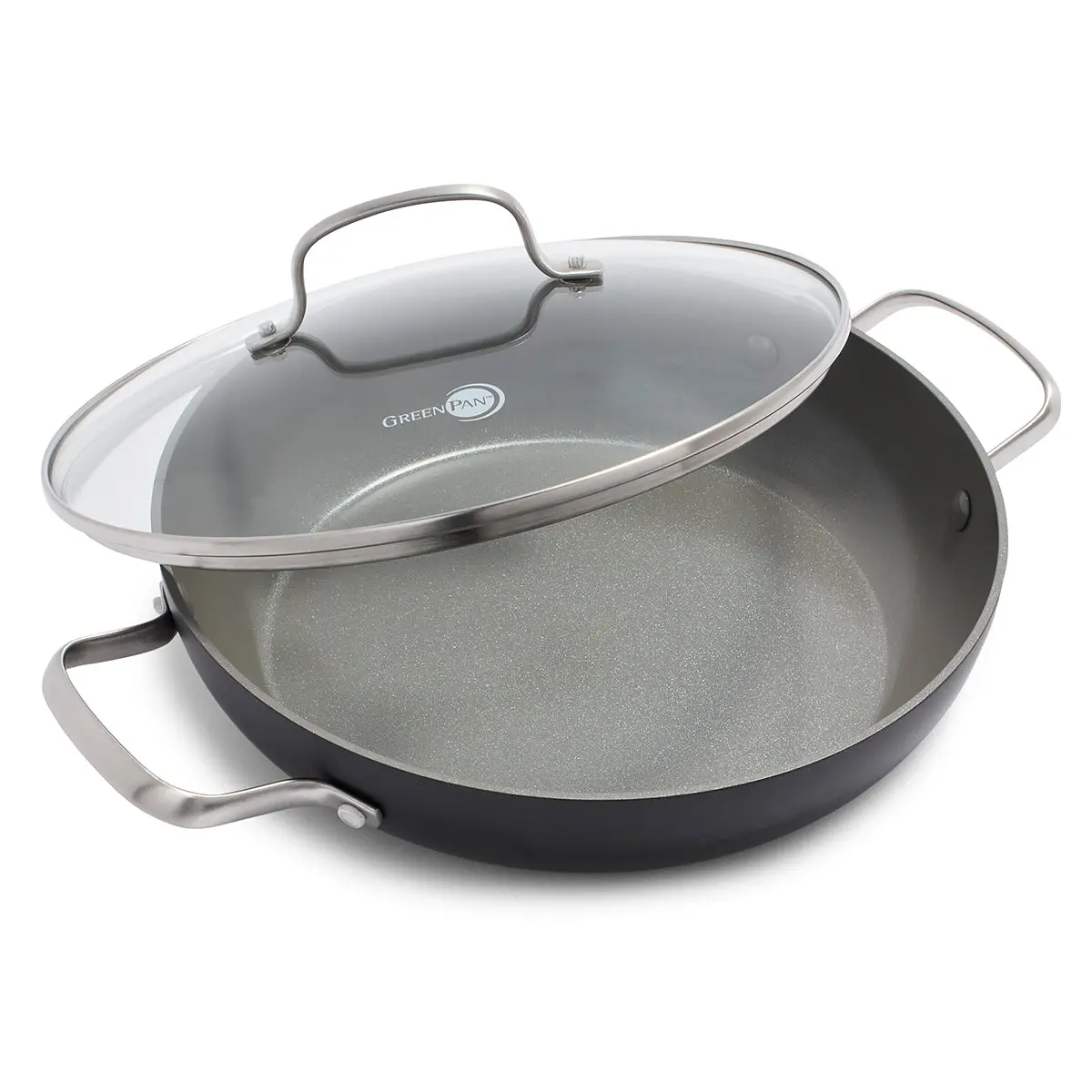 Chatham Ceramic Nonstick 11" Everyday Pan With Lid 1