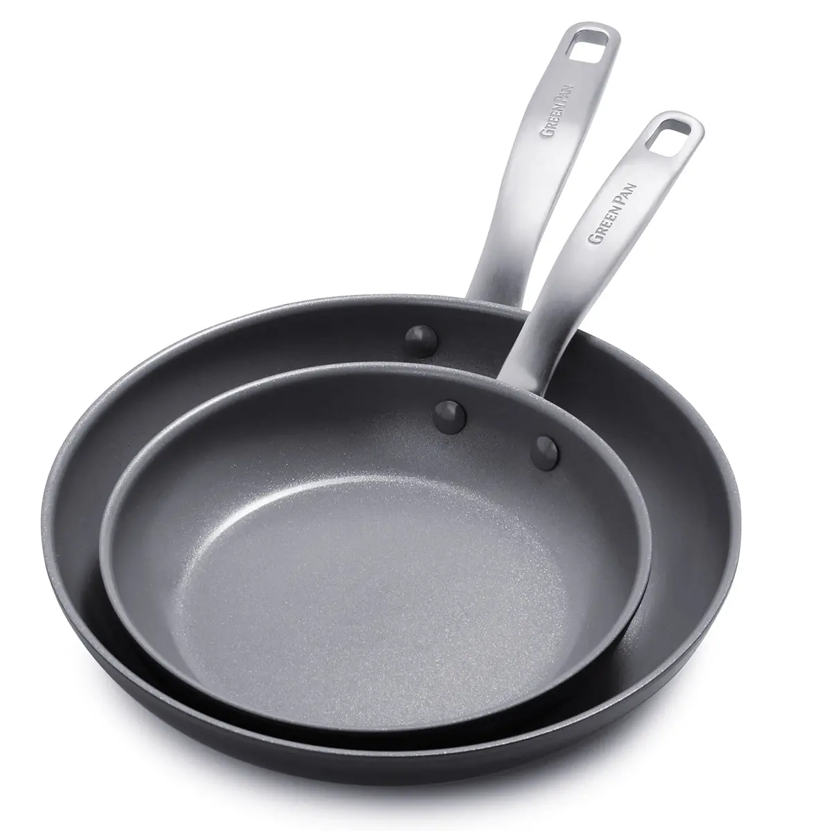Chatham Ceramic Nonstick 8" And 10" Frypan Set 1