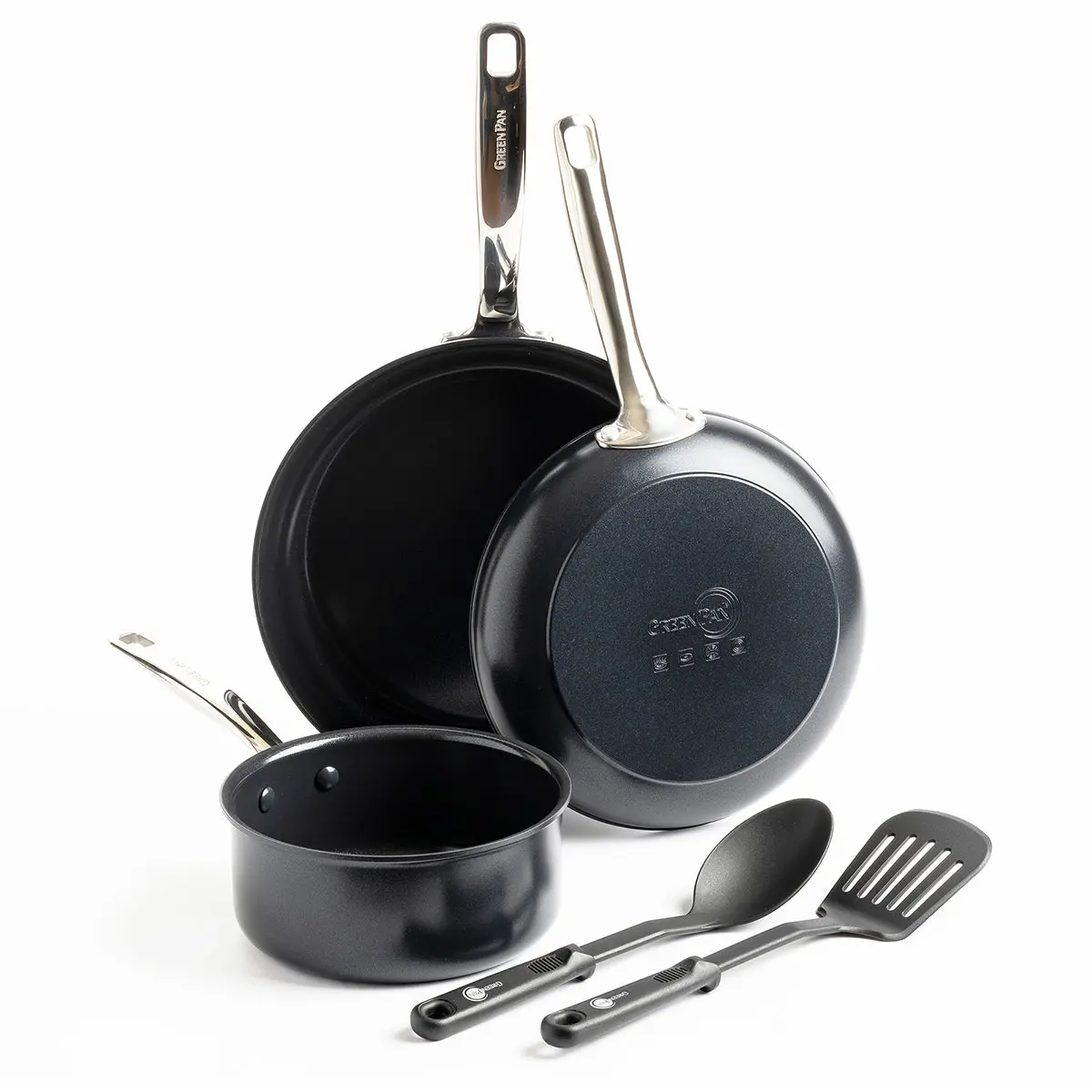 Chatham Black Ceramic Nonstick 5-Piece Cookware Set 1