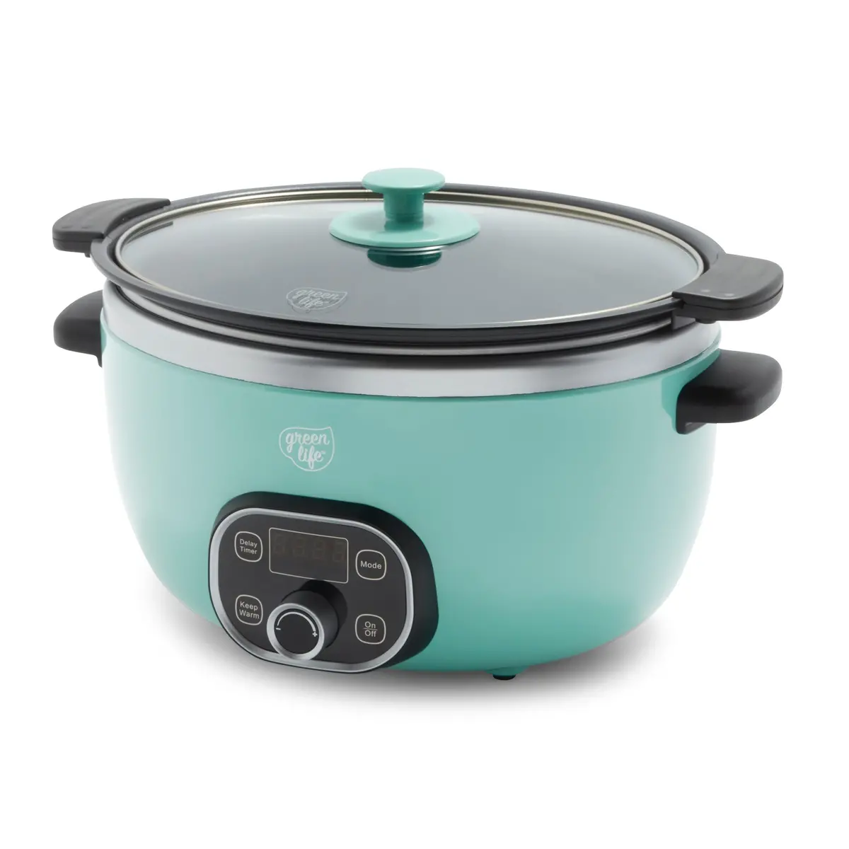 Greenlife Healthy 6-Quart Slow Cooker | Turquoise 1