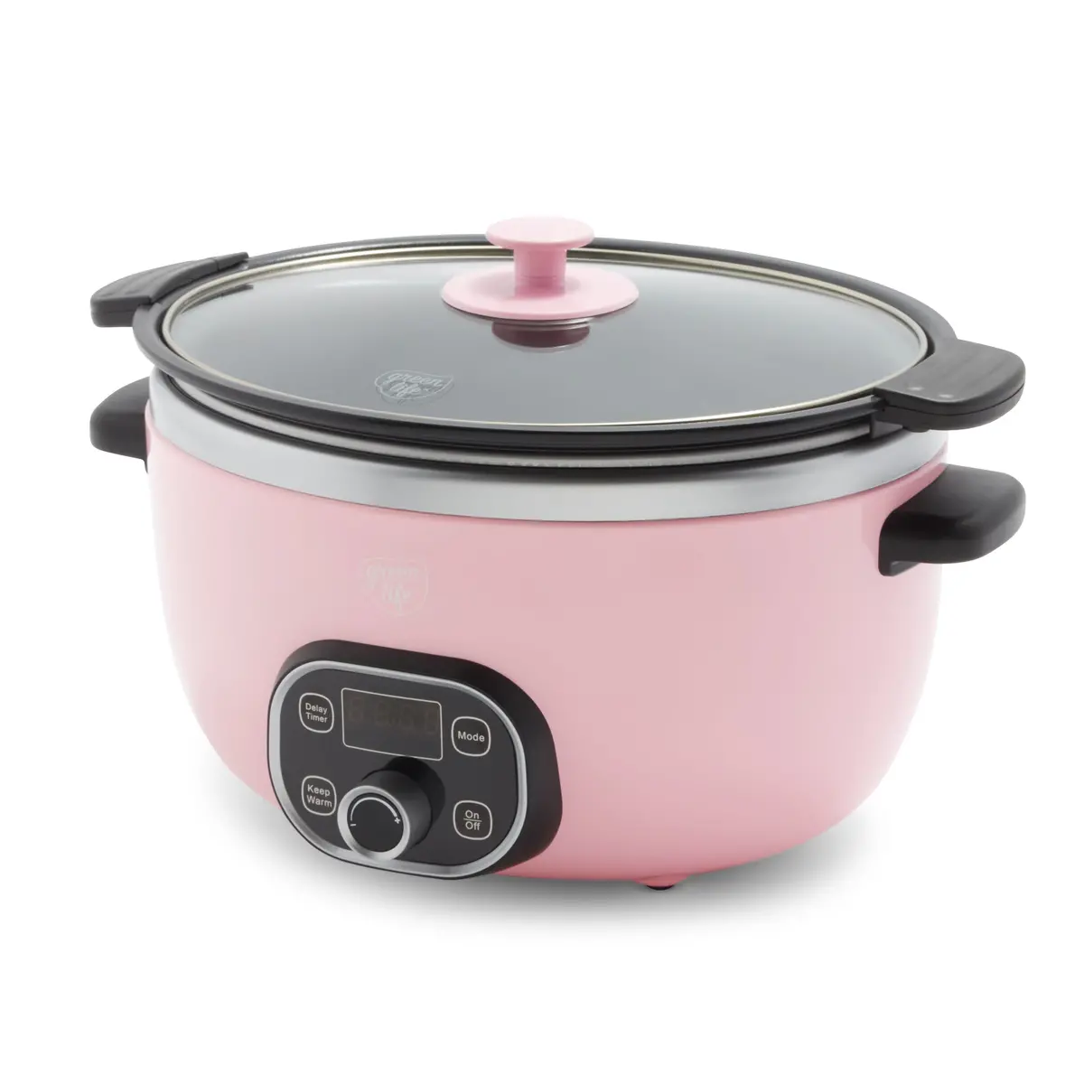 Greenlife Healthy 6-Quart Slow Cooker | Pink 1