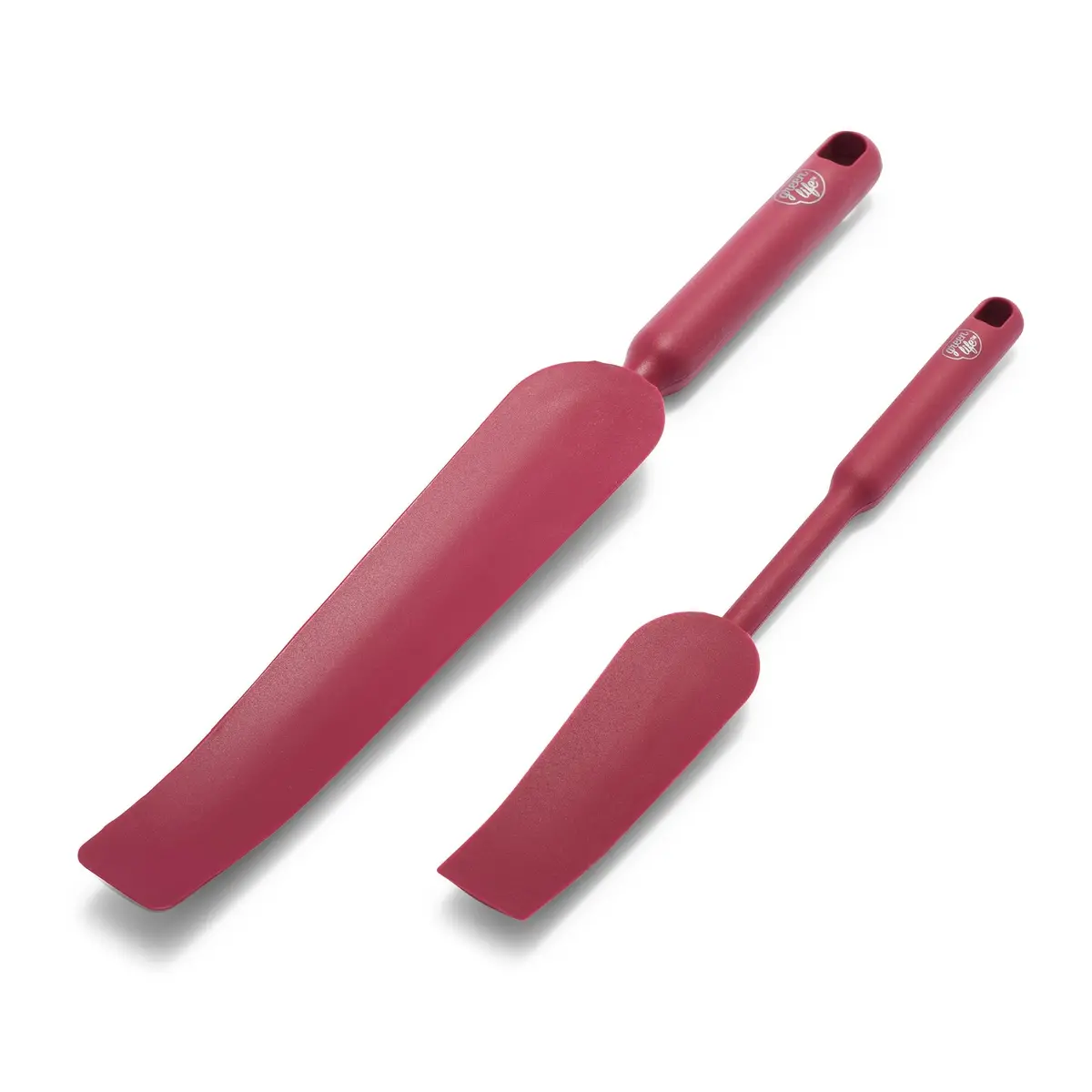 Greenlife Easy Reach Silicone Spatula, 2-Piece Set | Red 1