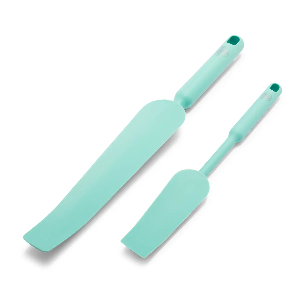 Greenlife Easy Reach Silicone Spatula, 2-Piece Set | Turquoise 1