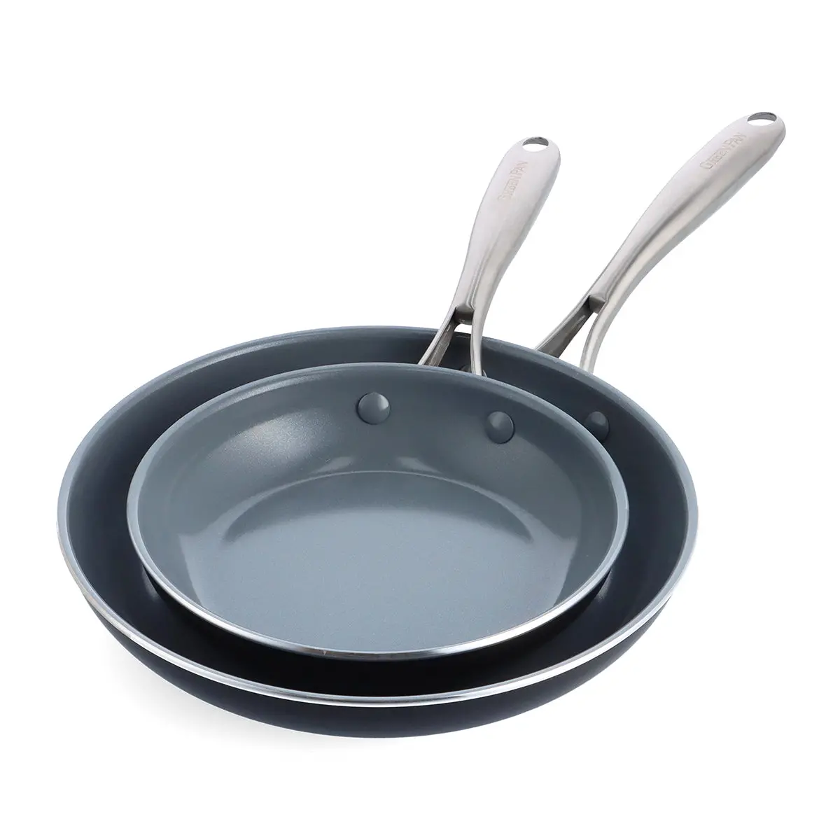 Swift Ceramic Nonstick 8" And 10" Frypan Set 1