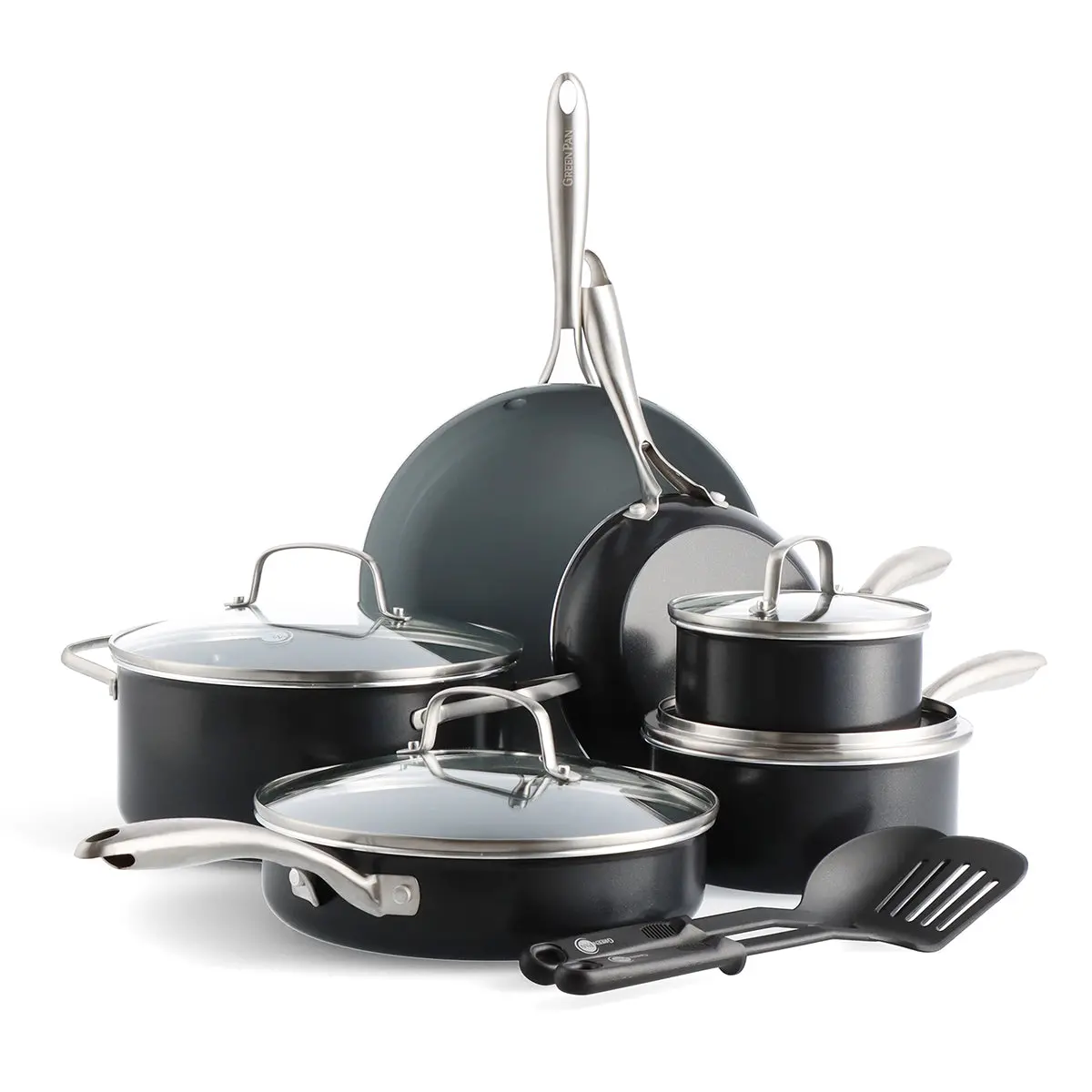 Swift Ceramic Nonstick 12-Piece Cookware Set 1