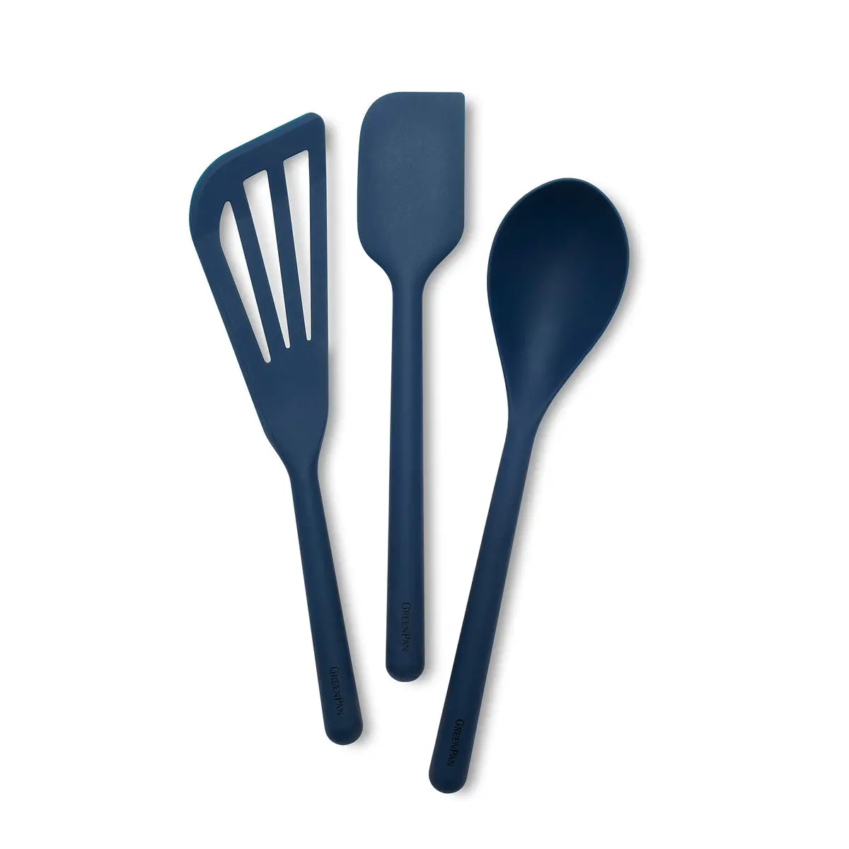 Platinum Silicone Tools 3-Piece Utensil Set | Navy 1