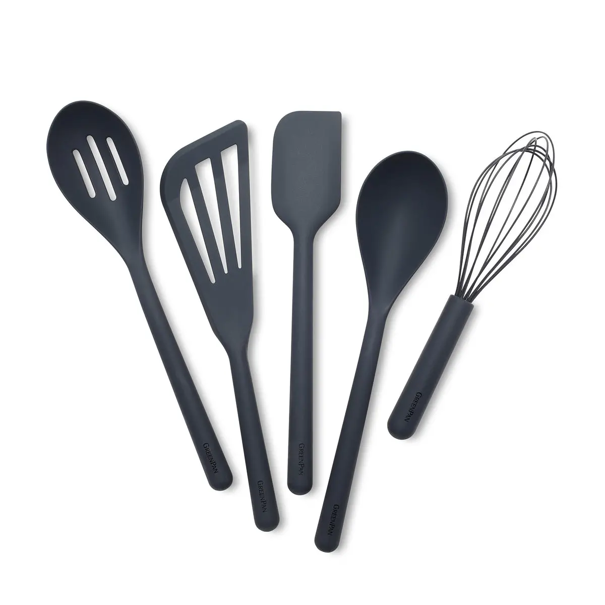 Platinum Silicone Tools 5-Piece Utensil Set | Gray 1
