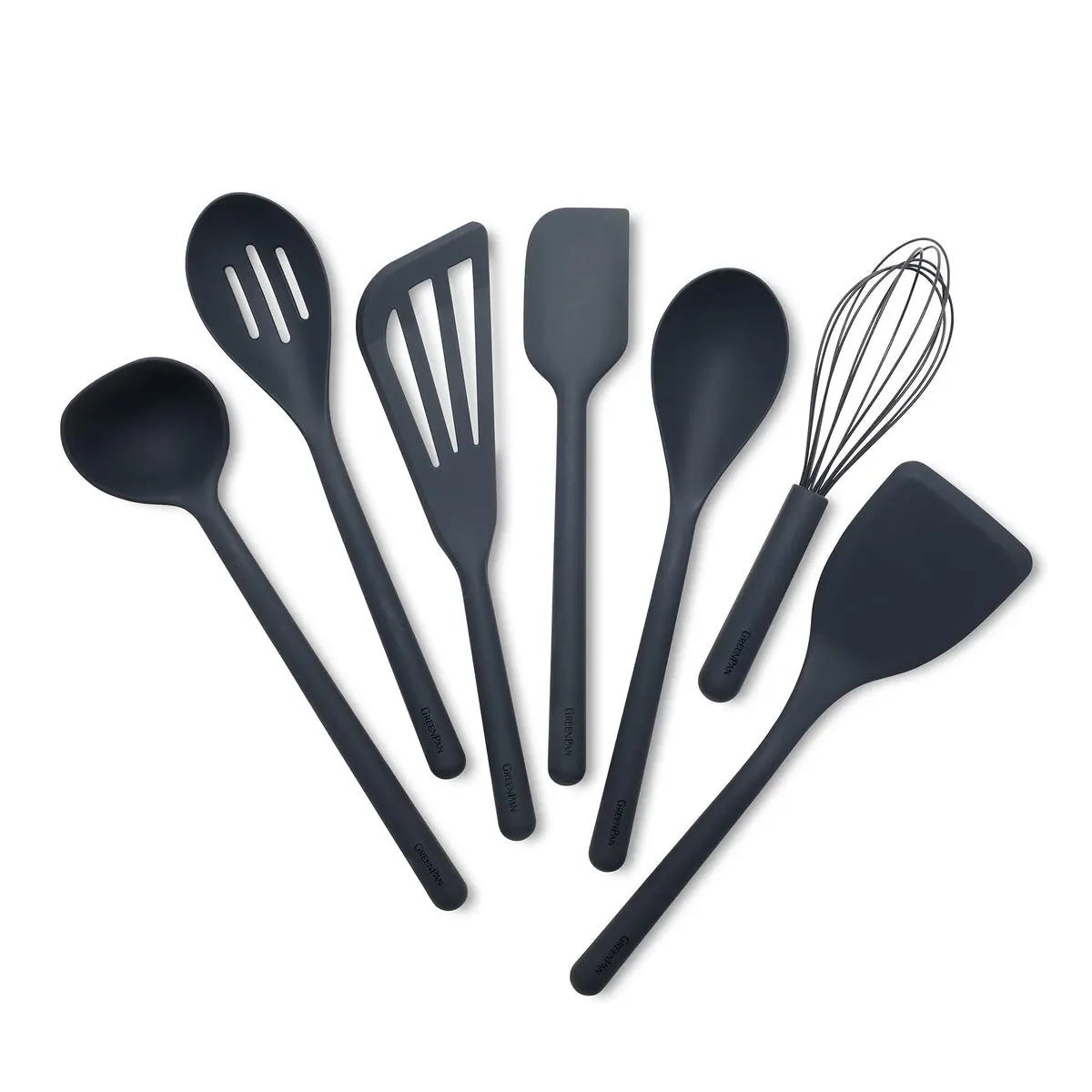 Platinum Silicone Tools 7-Piece Utensil Set | Gray 1