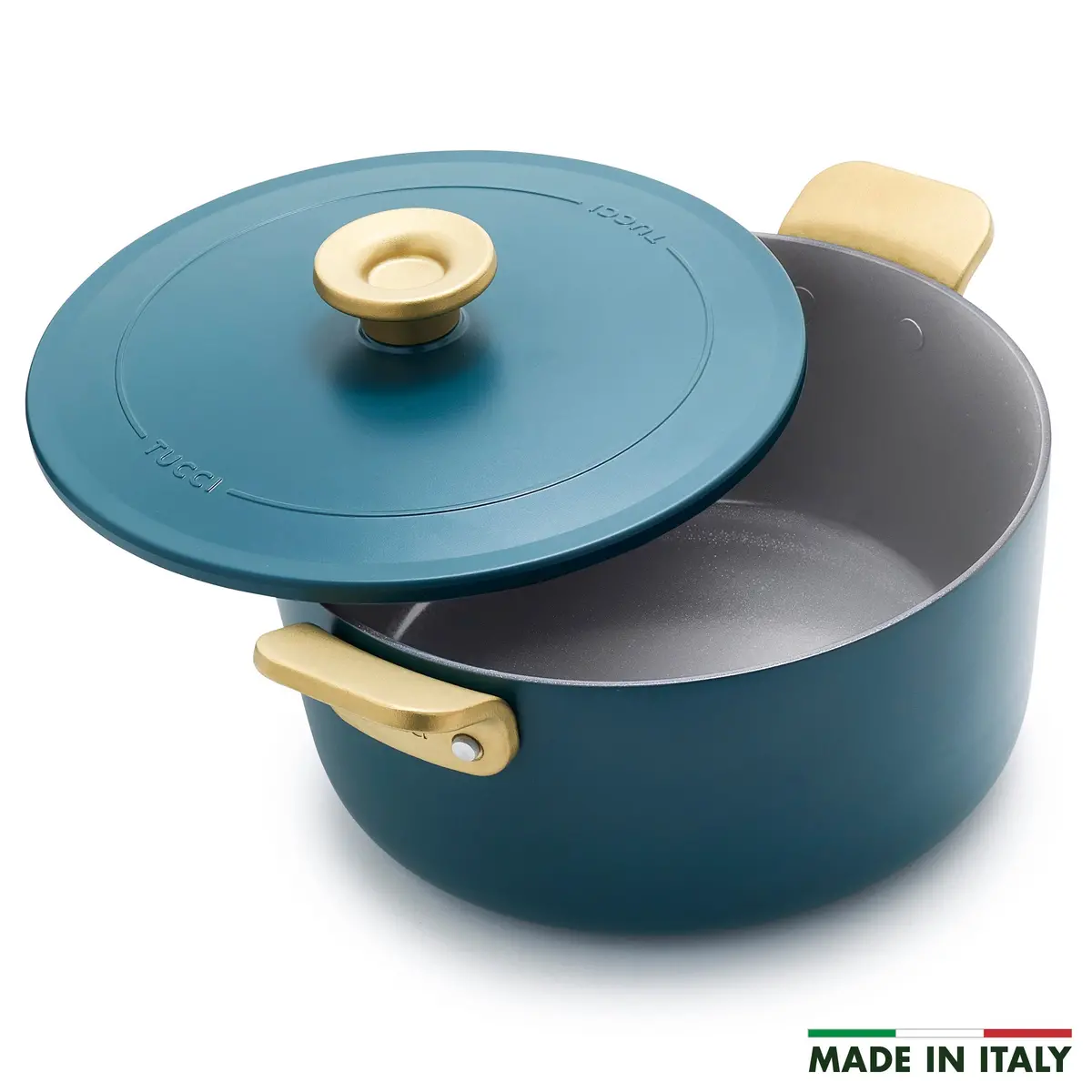 Stanley Tucci™ Ceramic Nonstick 6.5-Quart Dutch Oven | Venetian Teal 1