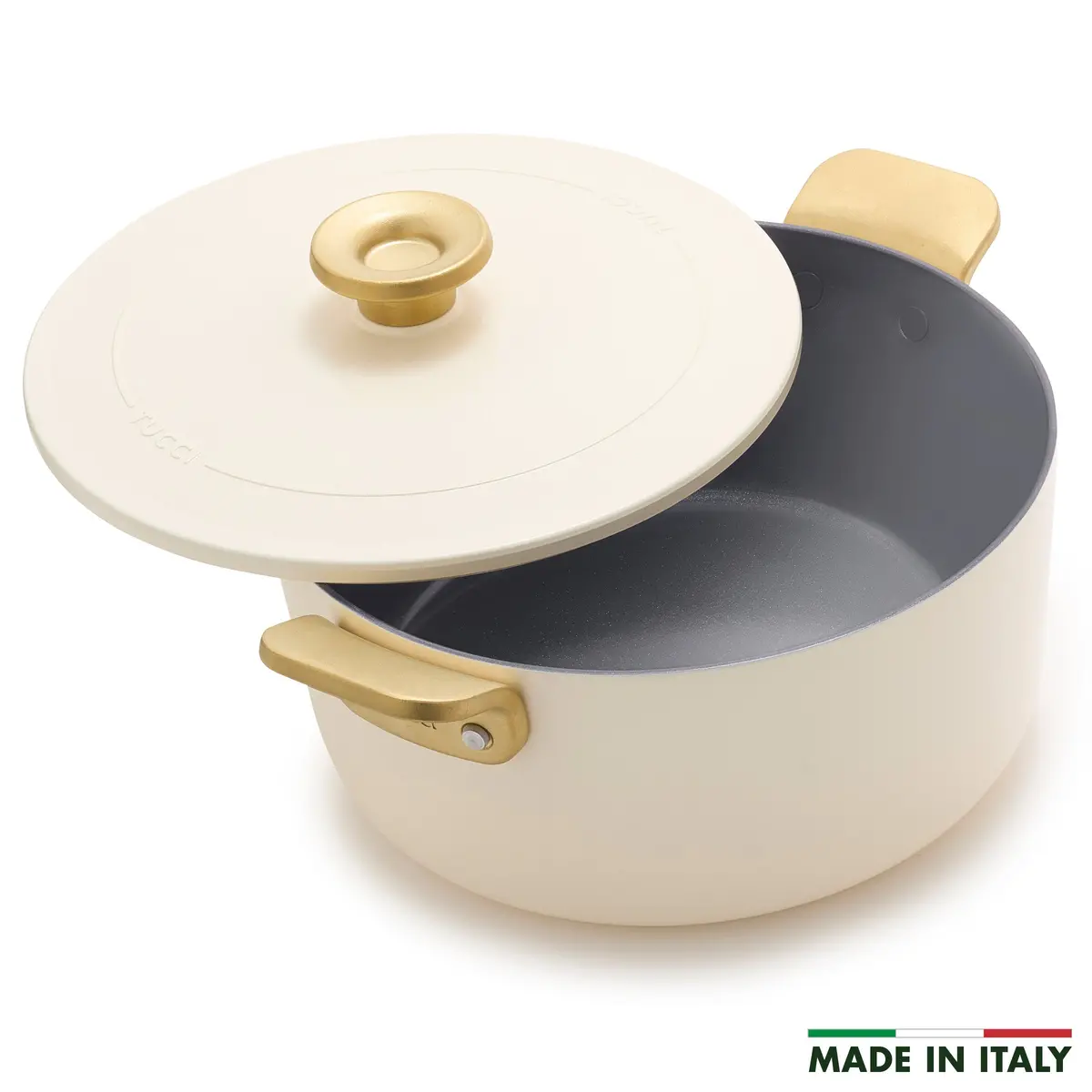 Stanley Tucci™ Ceramic Nonstick 6.5-Quart Dutch Oven | Carrara White 1