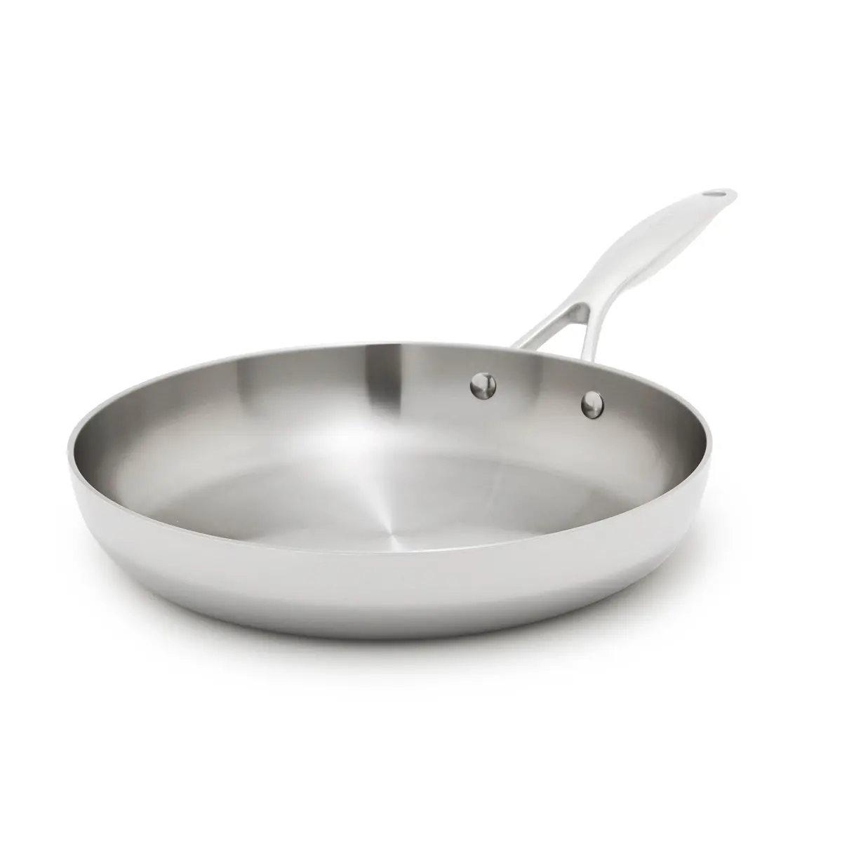 Valencia Pro Stainless Steel Uncoated 10" Frypan 1