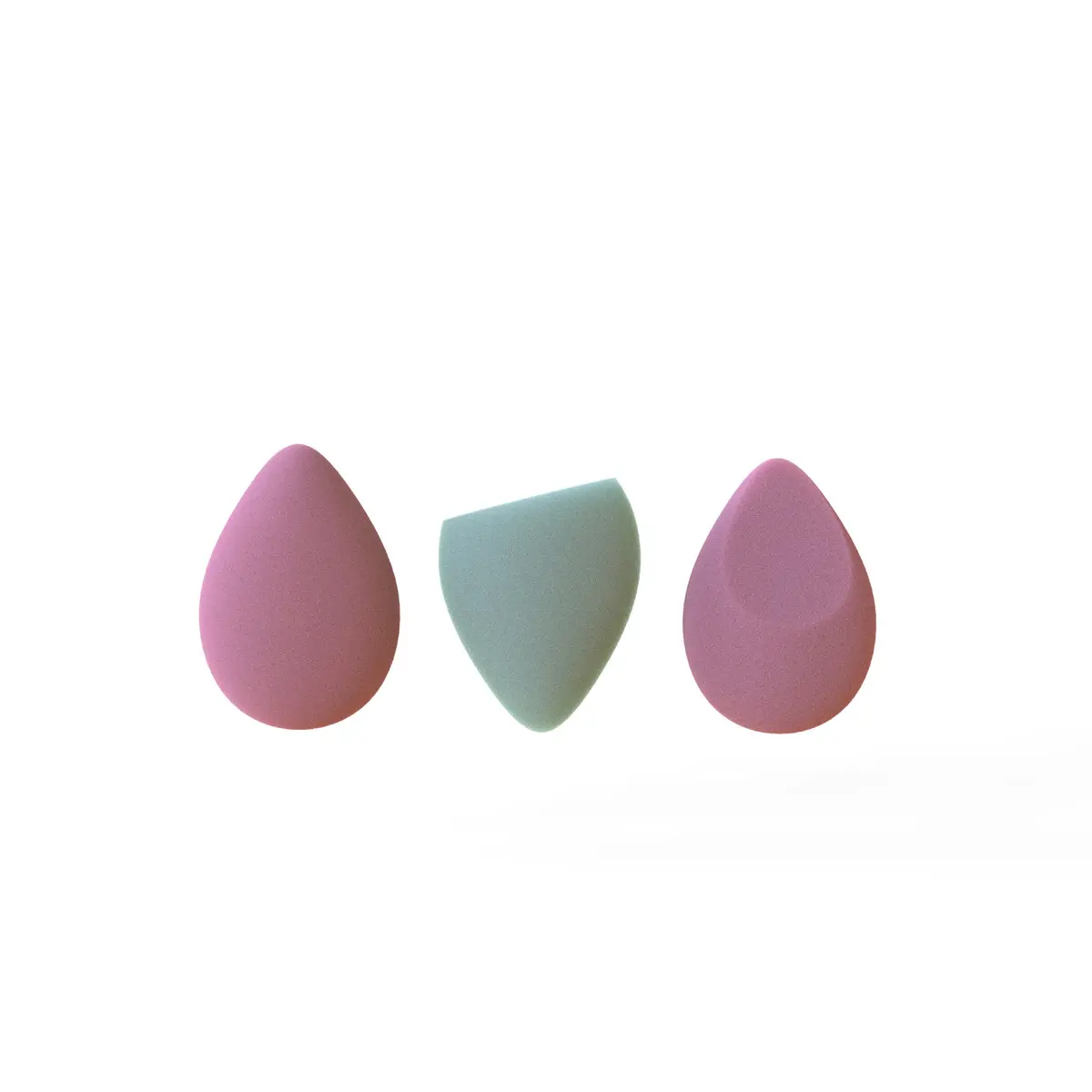 Pursonic 3-Pack Beauty Makeup Sponges – Multi-Shape Blenders For Flawless Application 2