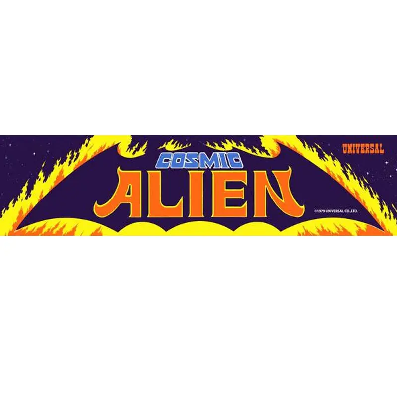 Cosmic Alien Arcade Marquee 1