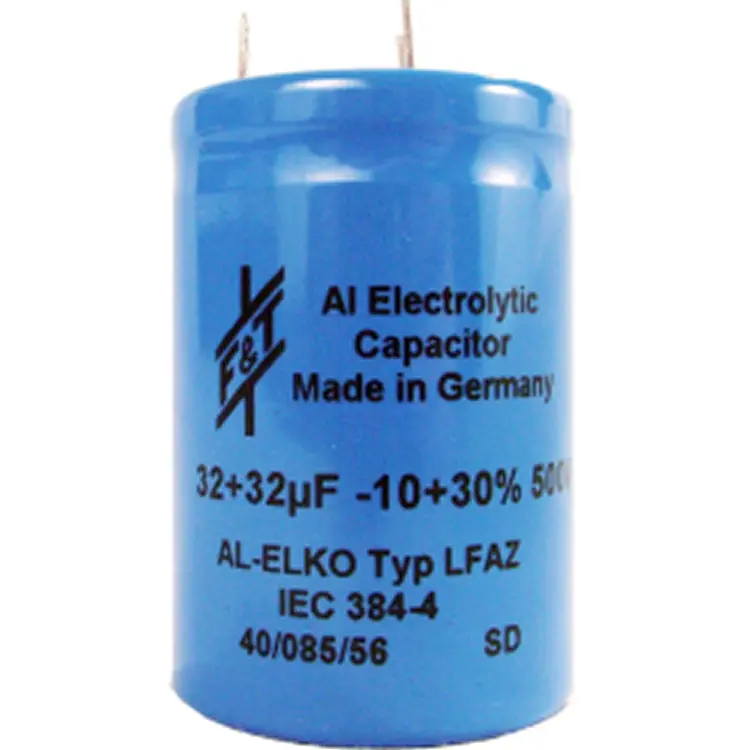 32Uf/32Uf @ 500 Vdc F&T Cap Can 1