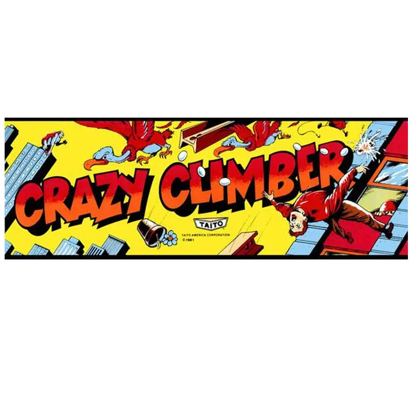 Crazy Climber Arcade Marquee 1