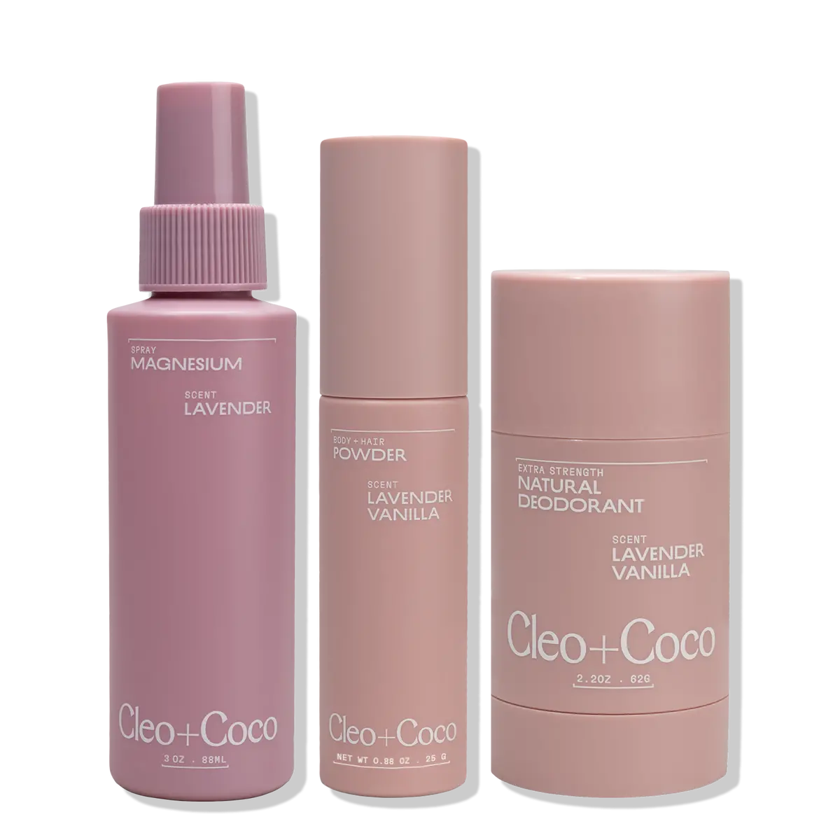 Cleo + Coco Spray + Powder + Balm - Lavender 1