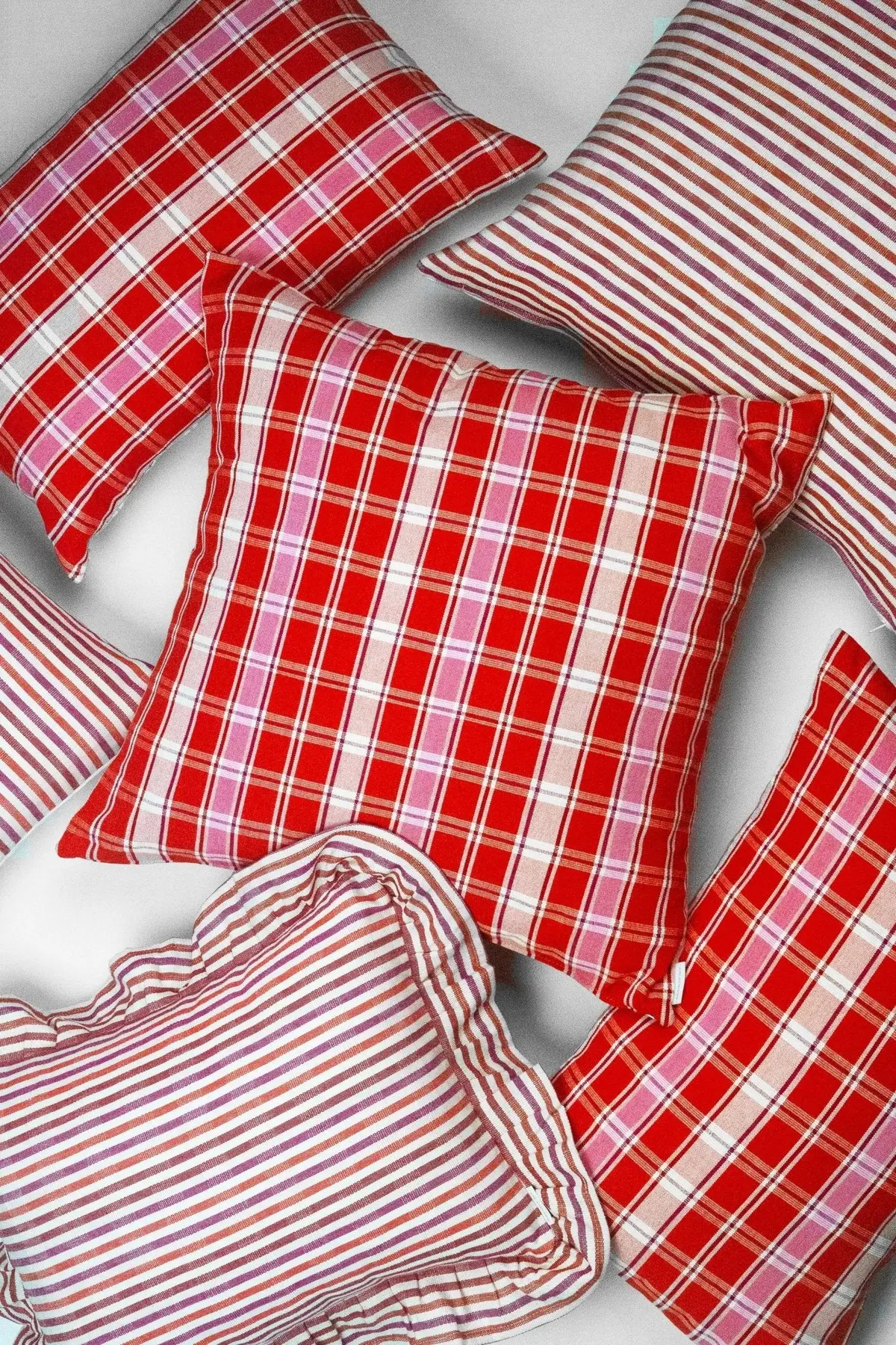 Archive New York Camila & Elina Red Pillows 1