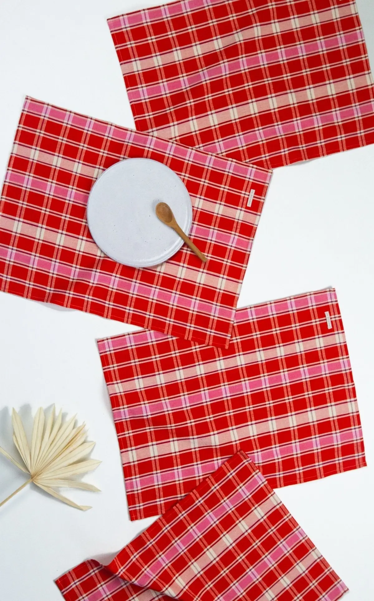 Archive New York Camila Plaid Placemat 2
