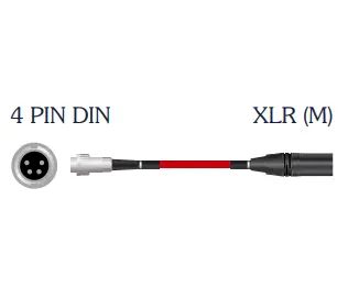 Nordost Leif Series Red Dawn Specialty 4 Pin Din To Xlr (M) Cable 1