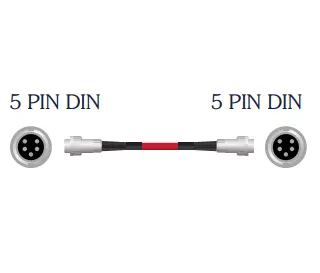 Nordost Leif Series Red Dawn Specialty 5 Pin Din To 5 Pin Din (240) Cable 1