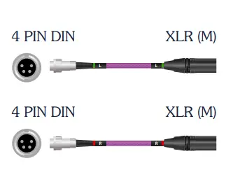 Nordost Norse 2 Series Frey 2 Specialty 4 Pin Din To Xlr (M) Cable Set 1
