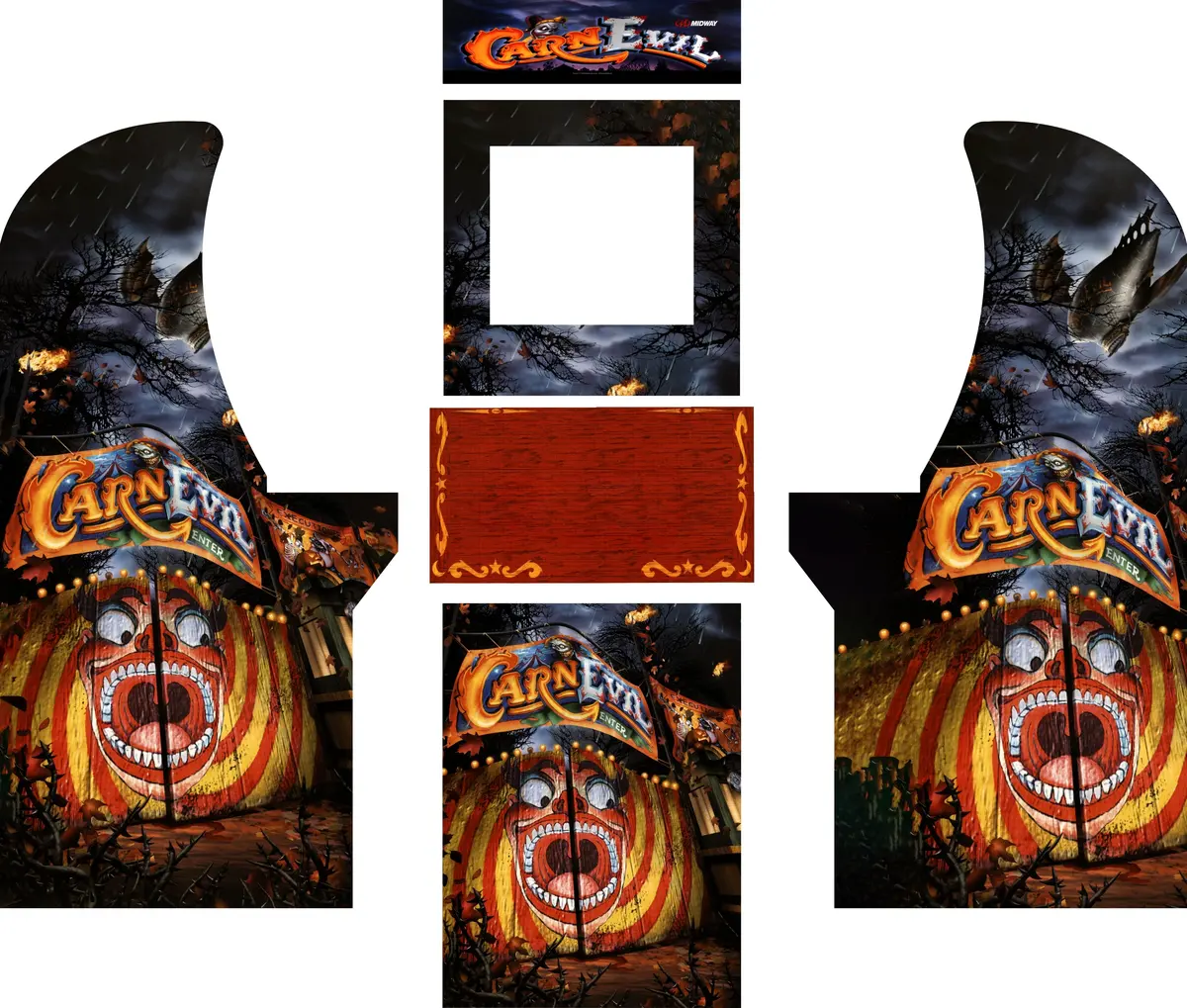 Arcade1up - Carnevil Art 1