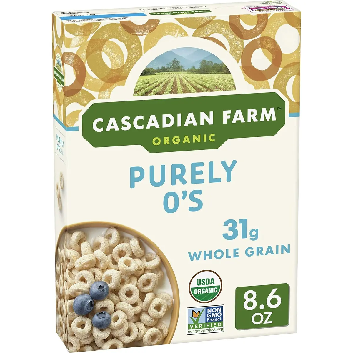 Cascadian Farm Purely O's Cereal (Pack Of 12 - 8.6 Oz) 1