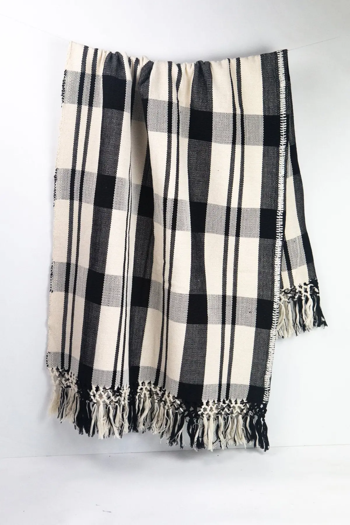 Archive New York Cecilia Striped Cotton Throw Blanket 1
