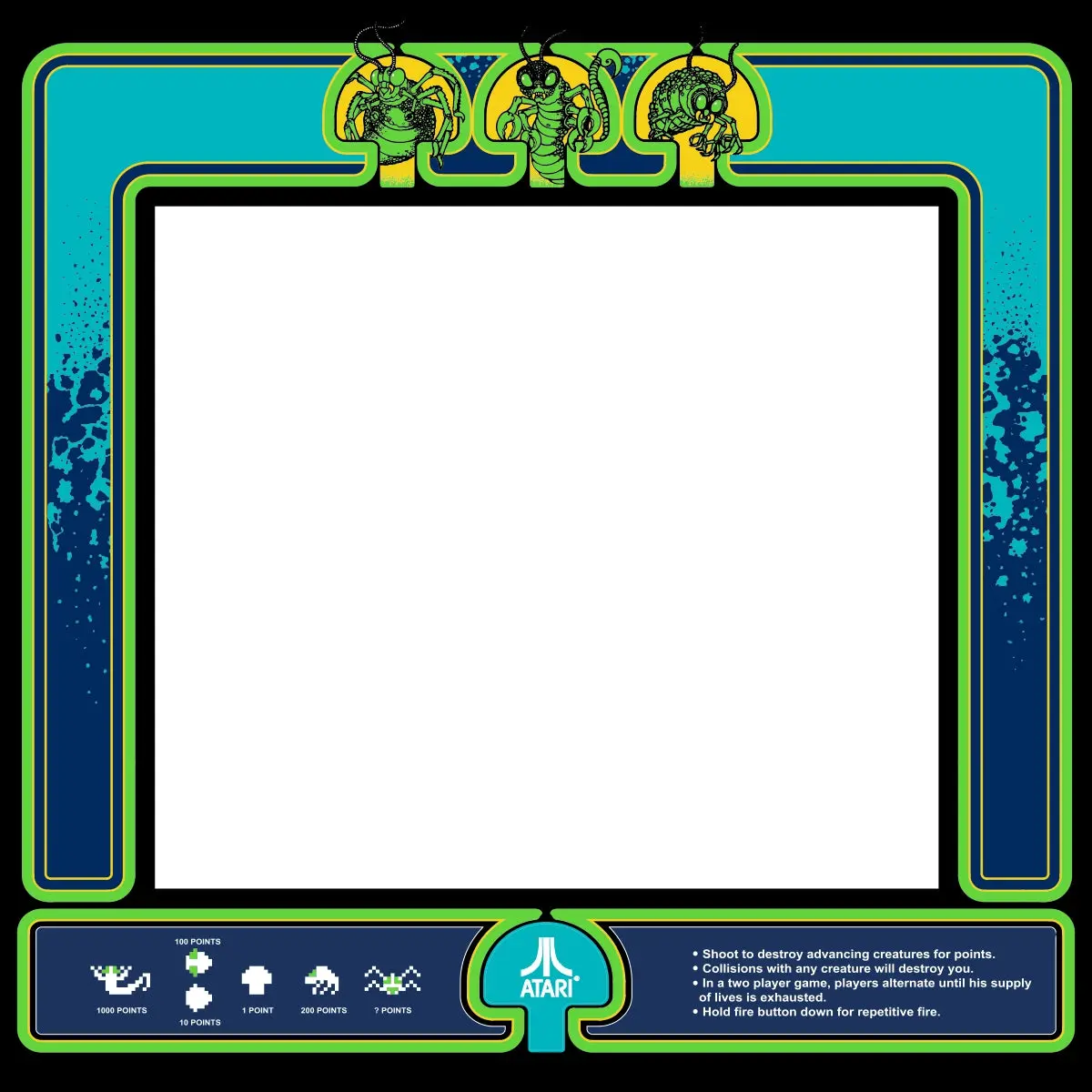 Centipede Arcade Bezel 1