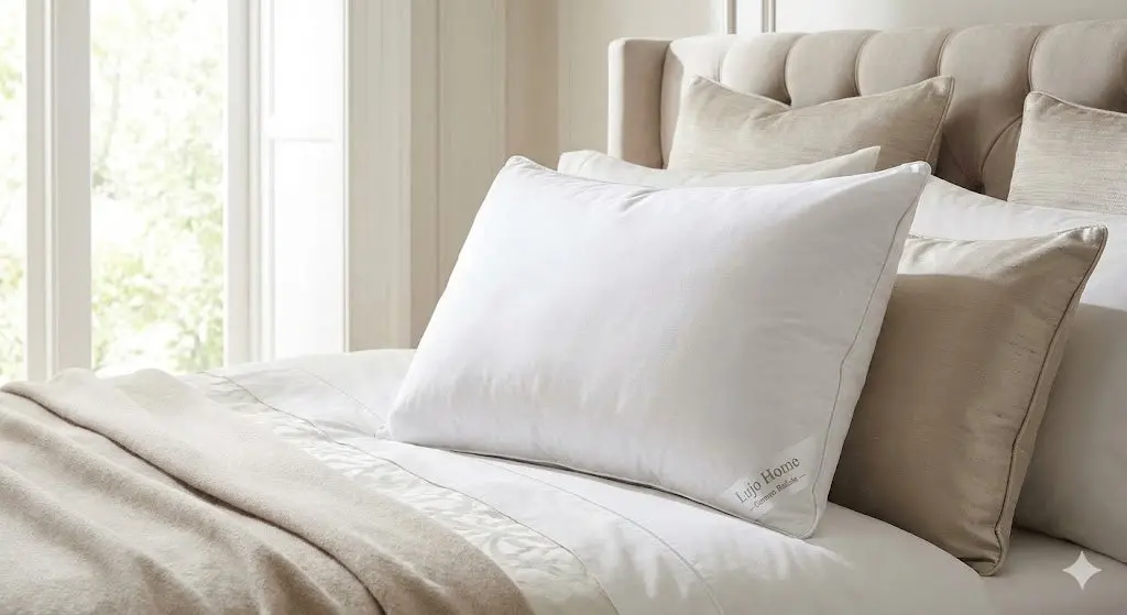 Clean Sleep By Lujo Home | Premium German Batiste White Goose Down Pillow 1