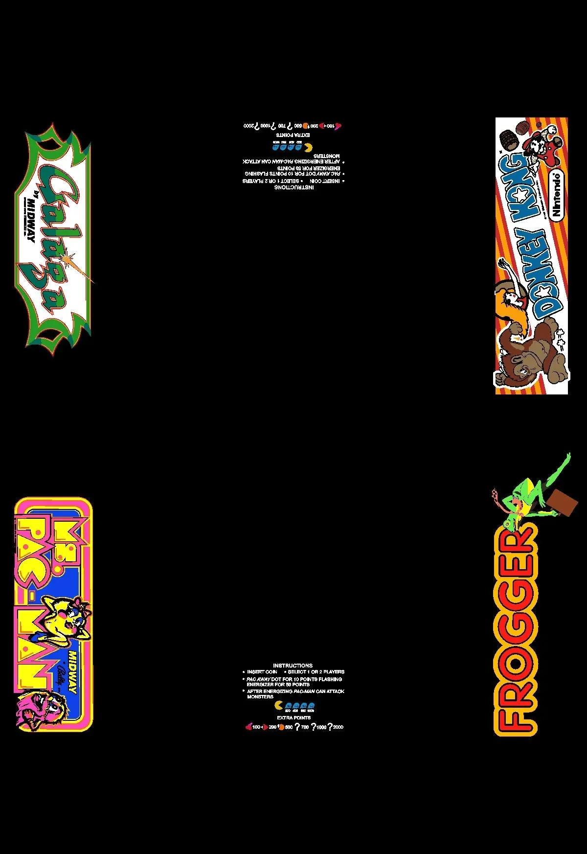 Cocktail Arcade Underlay Art 1