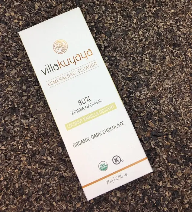 Villakuyaya Organic Dark Chocolate Coconut Vanilla 80% (10 Pack) 2